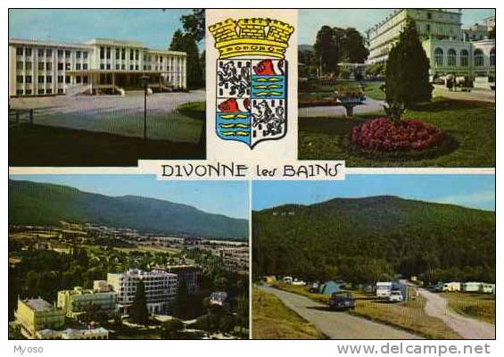 01 DIVONNE LES BAINS Alt 500m Les Thermes Le Casino Les Grands Hotels Le Camping - Divonne Les Bains