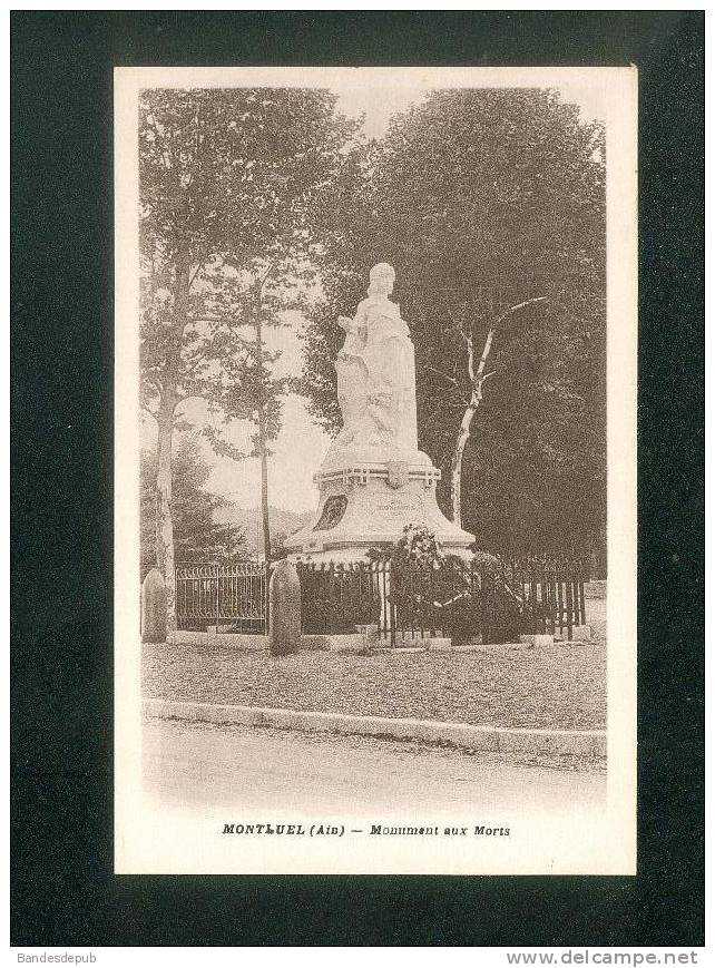 Montluel (AIN 01) - Monument Aux Morts ( Ed. DALMAS ) - Montluel