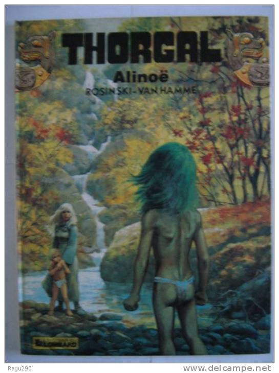 BANDE    DESSINEE EN EDITION ORIGINALE THORGALL N ° 8 ALINOE - Thorgal