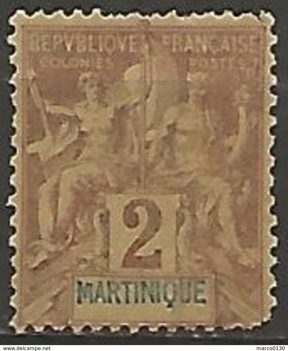 MARTINIQUE N° 32 NEUF Sans Gomme - Unused Stamps