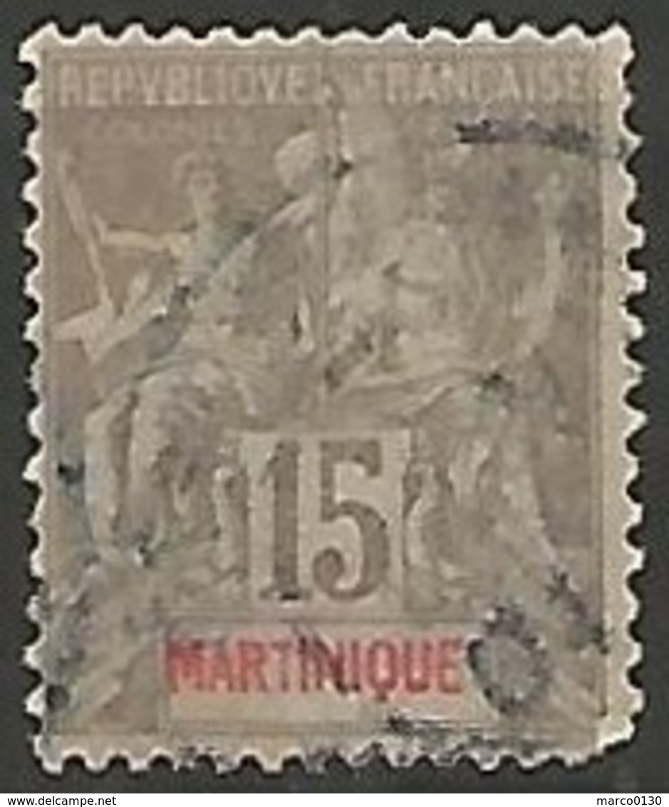 MARTINIQUE N° 46 OBLITERE - Usati