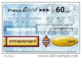 INTERNET  PASS CARD  60UT - Andere & Zonder Classificatie