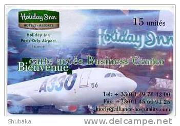 INTERNET  PASSMAN  CARD  HOLIDAY INN   AVION A330   15UT - Sonstige & Ohne Zuordnung