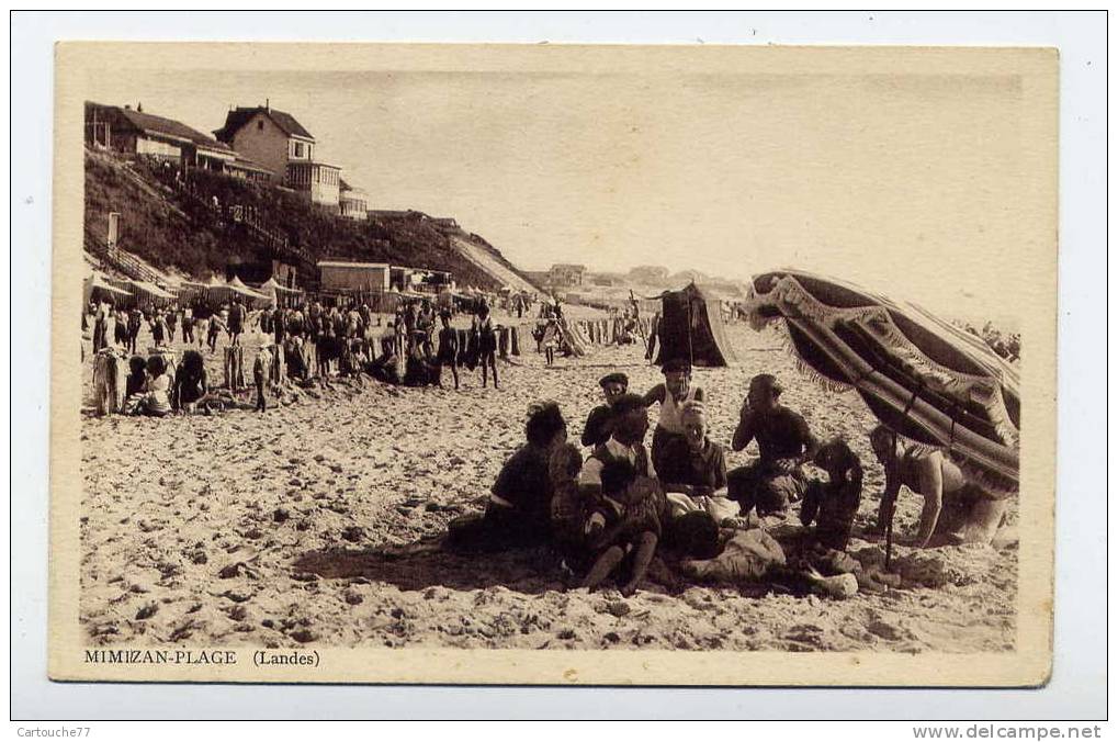 K10 - MIMIZAN-PLAGE (jolie Carte Animée) - Mimizan