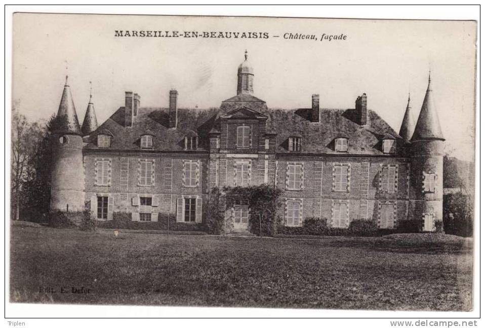 Marseille En Beauvaisis - Chateau Facade - Marseille-en-Beauvaisis