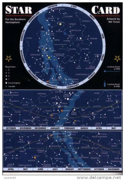 Carte De L´espace Et Planete - Spaced And Planet Maps Postcards - Observatory - Space