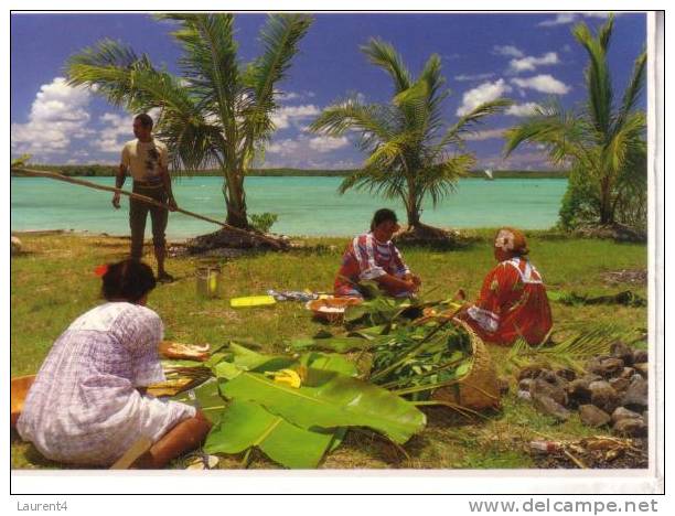 Carte De Tahiti Et Nouvelle Caledonie - New Caledonia & Tahiti Postcard - Tahiti