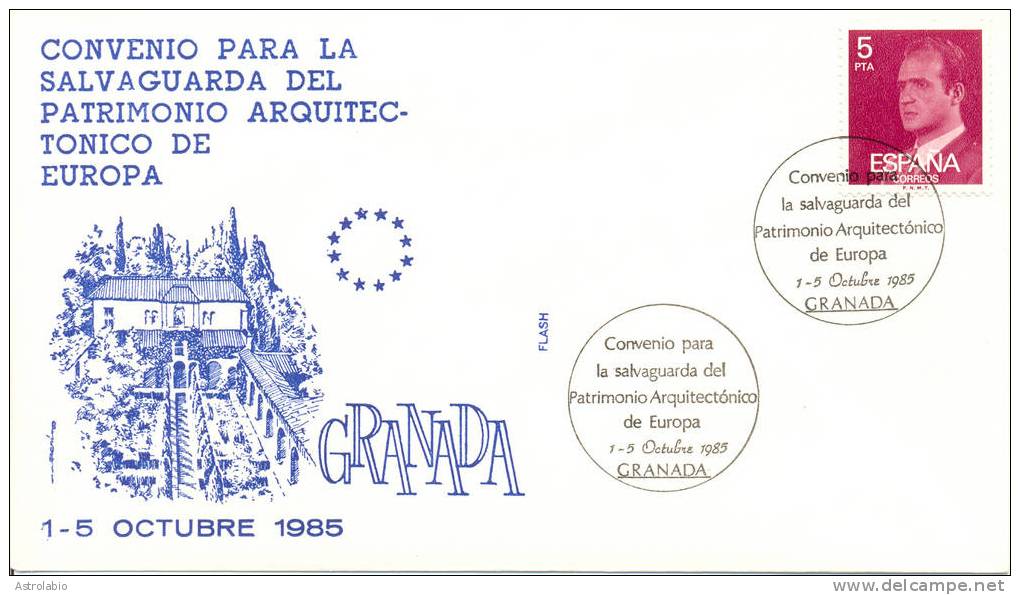 Espagne 1985 " Patrimonio Arquitectónico De Europa " Obliteration - UNESCO
