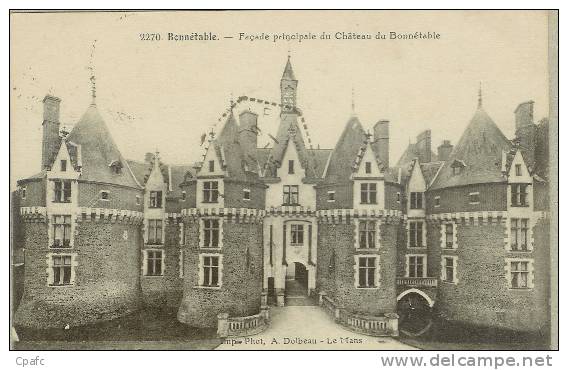 CPA  BONNETABLE - LE CHATEAU -N°2270-façade Principale - Bonnetable