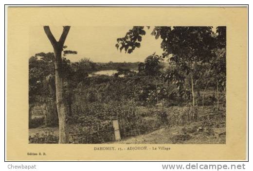 Adjohon - Le Village   - 15 - Dahomey