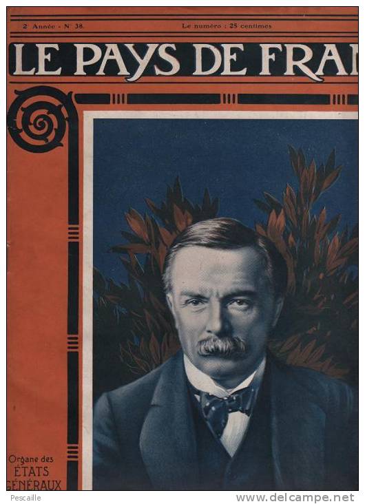 LE PAYS DE FRANCE 8 JUILLET 1915 - LLOYD GEORGE - CARENCY ABLAIN ST NAZAIRE - RUSSIE - CHASSEURS ALPINS - LUCIEN BOYER - Informations Générales