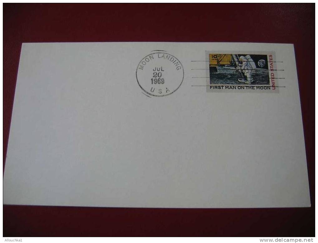 MARCOPHILIE 1ER JOUR D'EMISSION FIRST DAY COVER WASHINGTON JUL/20/1970 FIRST MAN IN THE MOON APOLLO 11 1ER HOM SUR LUNE - 1961-1970