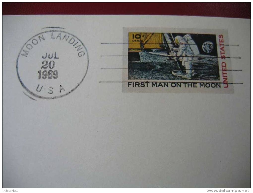 MARCOPHILIE 1ER JOUR D'EMISSION FIRST DAY COVER WASHINGTON JUL/20/1970 FIRST MAN IN THE MOON APOLLO 11 1ER HOM SUR LUNE - 1961-1970