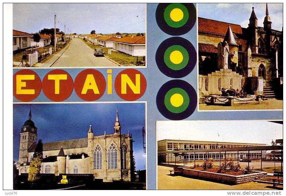 ETAIN -   N°   E  IV   C/14   -  4 Vues - Etain