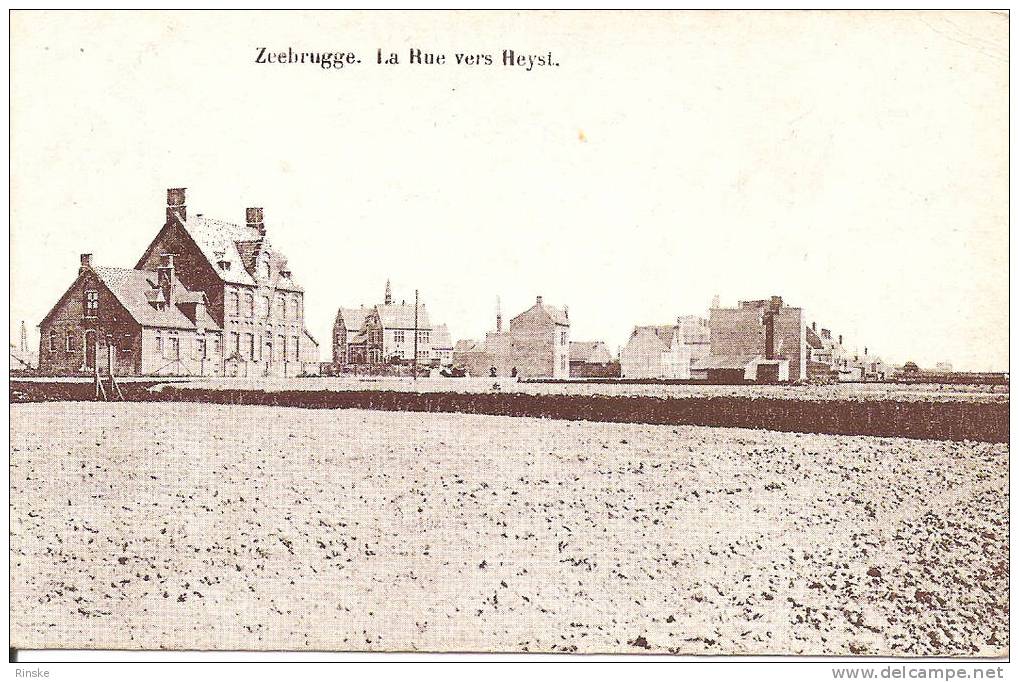 Zeebrugge - La Rue Vers Heyst - Zeebrugge