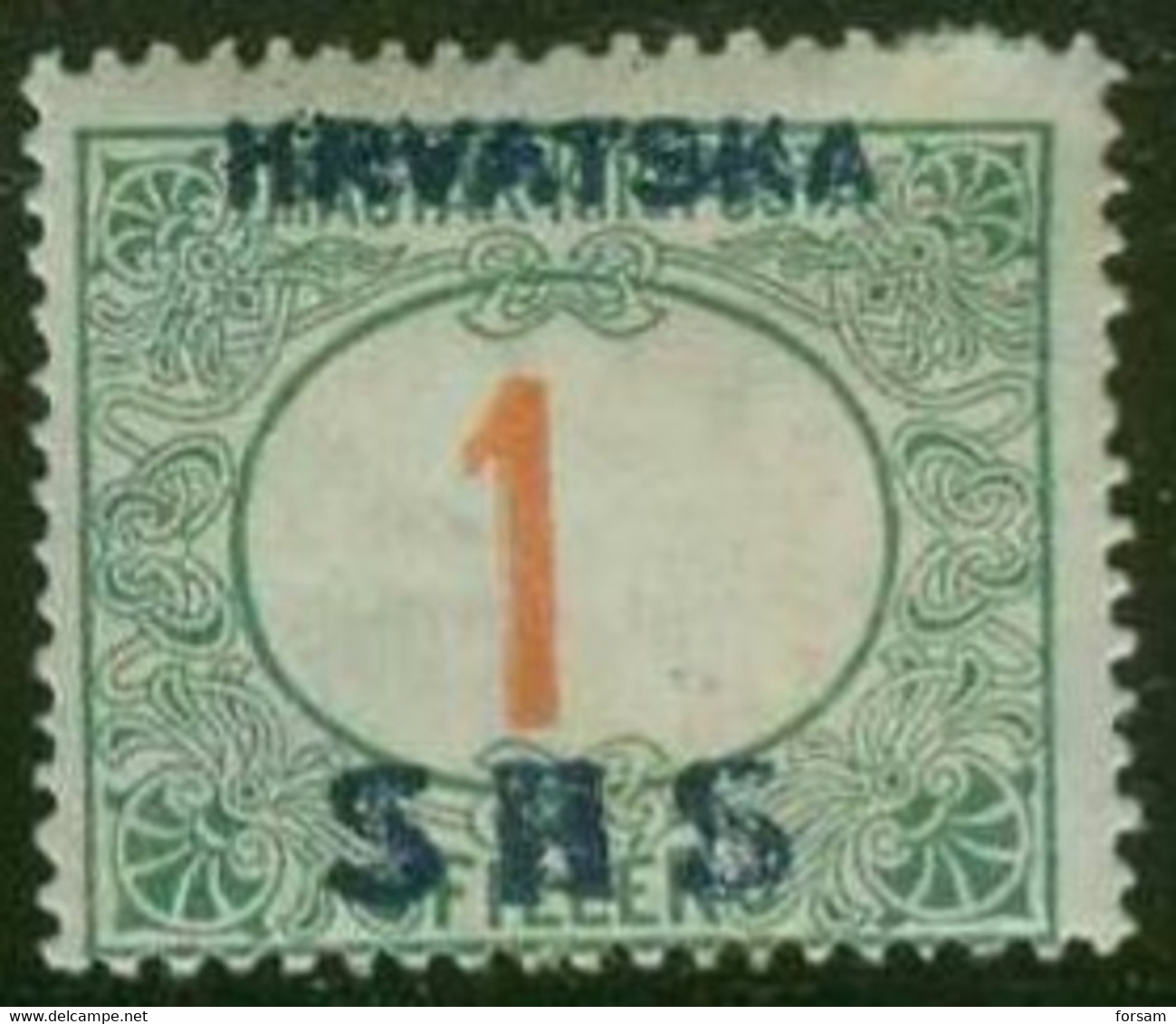 YUGOSLAVIA..1918..Michel # 27...MLH...Portomarken...MiCV - 50 Euro. - Unused Stamps