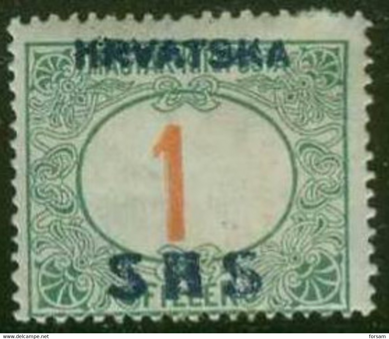 YUGOSLAVIA..1918..Michel # 27...MLH...Portomarken...MiCV - 50 Euro. - Neufs