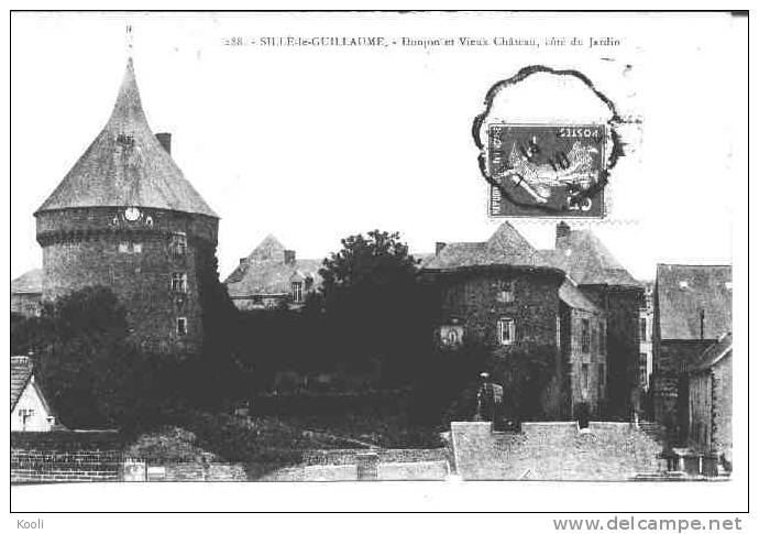 72Z74-SLG-1 - SILLE-LE-GUILLAUME - Donjon Château Côté Jardin - Pavy N° 288 - Sille Le Guillaume