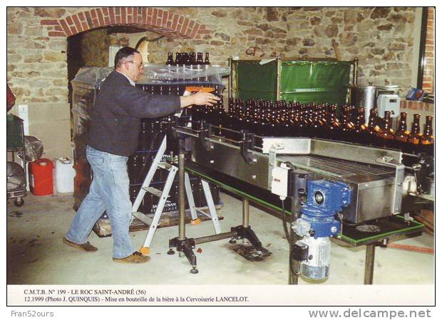 Le Roc Saint-André Morbihan Brasserie Cervoiserie Lancelot Mise En Bouteille De La Bière - Industrie
