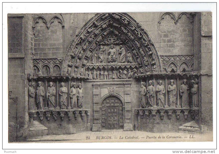 C3362 - BURGOS - La Catedral - Puerta De La Coroueria - Burgos