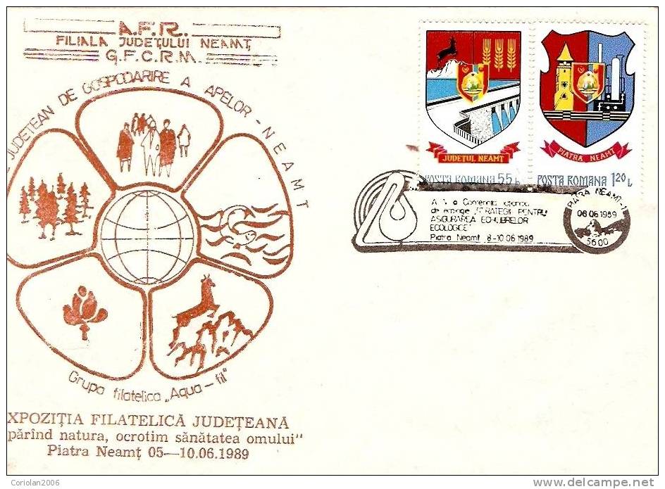 Romania / Special Cover With Special Cancellation / Water - Nature