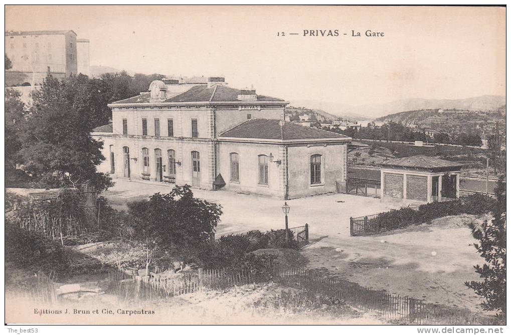 12   -    Privas   -   La Gare - Privas