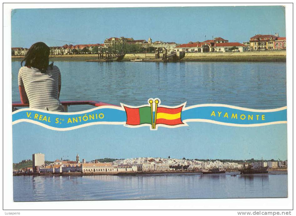 Portugal Cor 1294 – Algarve – Vila Real De Santo António – Ayamonte - Vila Real