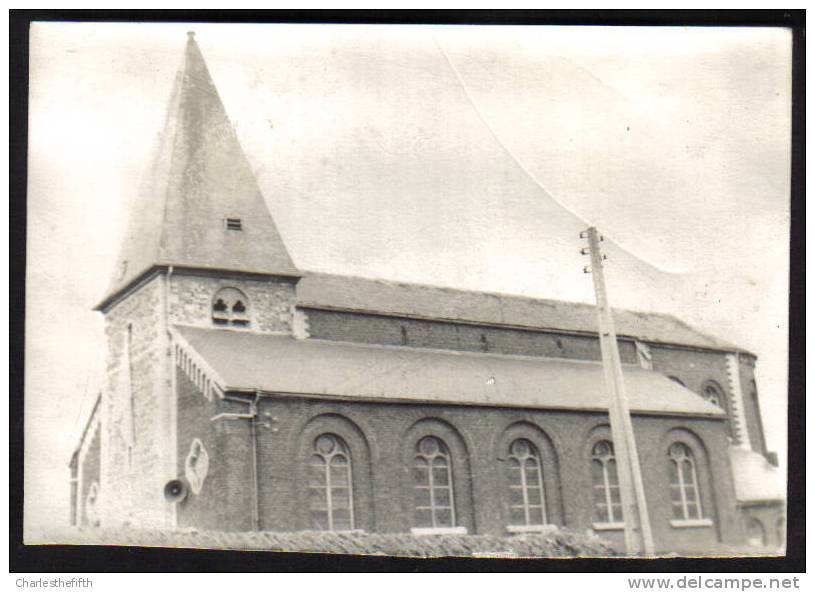 OUDE FOTO" KERK VAN HENIS (bij Tongeren) 12.5 X 9CM - Tongeren