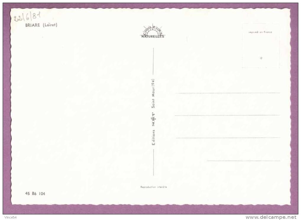 BRIARE  -  Le Pont-Canal Et La Ville En Arrière-plan - Briare