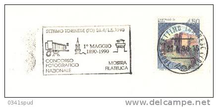 1990 Italia  Settimo Torinese  Targhetta  Photographie  Fotografia  Photograph - Fotografía