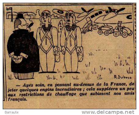 LE PETIT PARISIEN Du 17/12/1942 Dessins De J .PRUVOST Et R. DUBOSC . - Le Petit Parisien