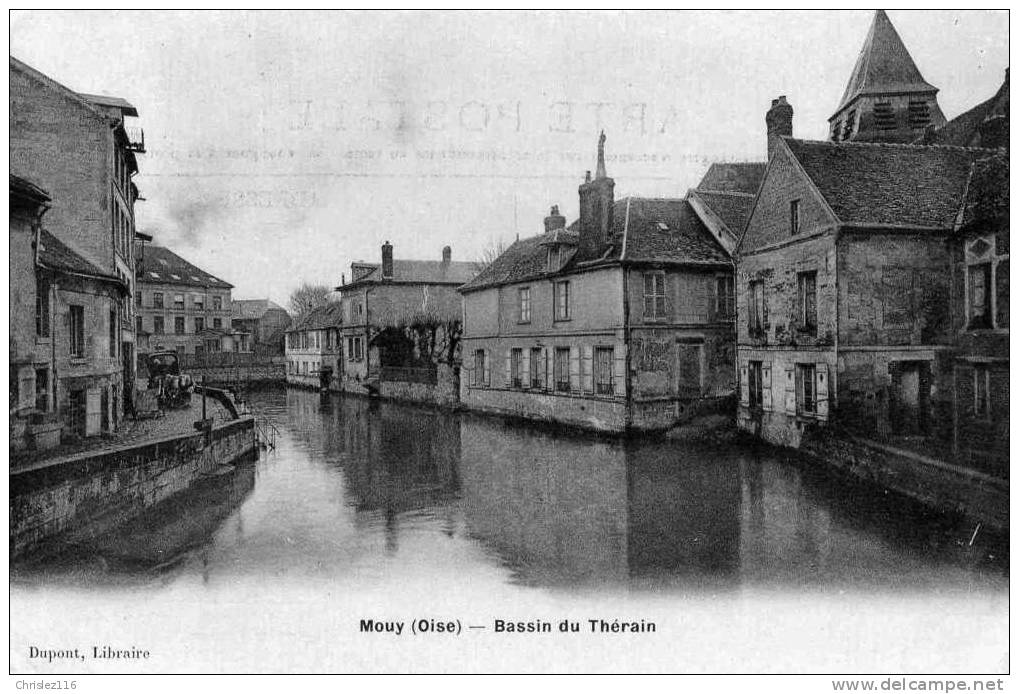 60 MOUY Bassin Du Thérain   Joli Plan  1911 - Mouy