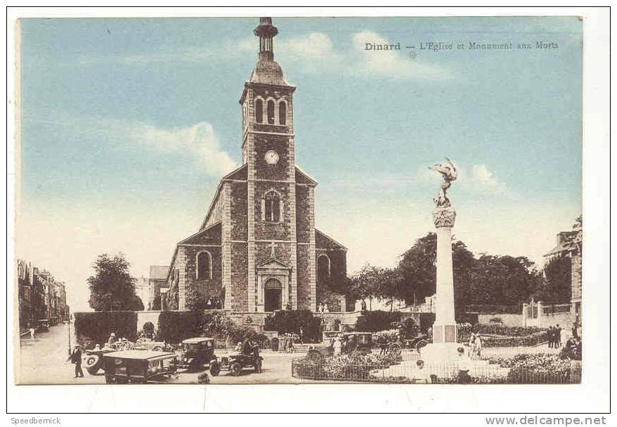 9354 Dinard église Monument Aux Morts Sans éditeur . Colorisée - Dinard