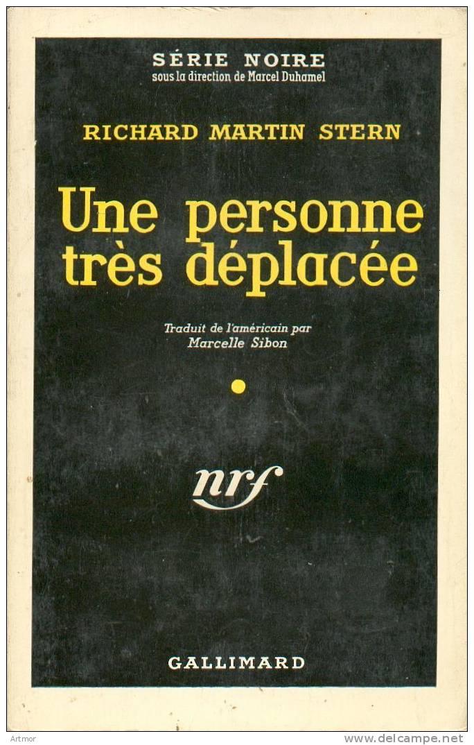 N° 503 - EO 1959 - STERN - UNE PERSONNE TRES DEPLACEE - Série Noire