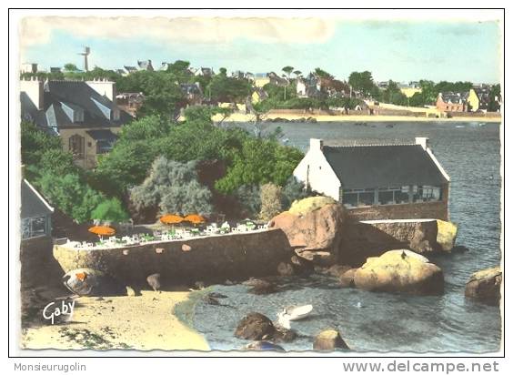 29 )FL) BRIGNOGNAN, Hostellerie Castel Régis à DTE Restaurant, à Gauche Bar Et Terrasse - Brignogan-Plage