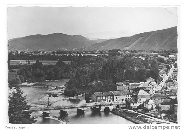 31 )FL) MONTREJEAU, Vue Sur La Garonne Et Avenue De POLIGNAN /** - Montréjeau