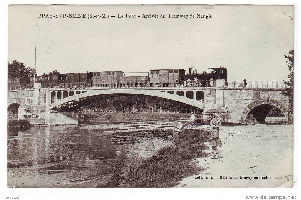 Bray-sur-Seine - Le Pont - Arrivee Du Tramway De Nangis - Bray Sur Seine