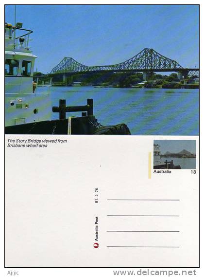 Australie. Story Bridge Vu Depuis Les Quais. Un Entier Neuf. Recto-cerso - Postal Stationery