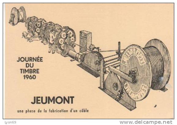 JEUMONT CPM JOURNEE DU TIMBRE 1960 - Jeumont