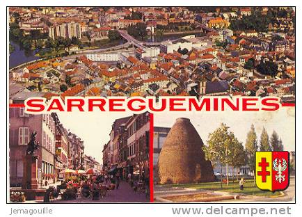 SARREGUEMINES 57 - 3 Vues - 30.8.1988 - Sarreguemines