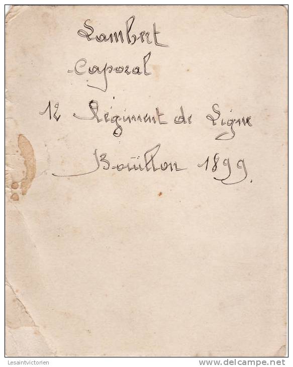 BOUILLON CAPORAL LAMBERT 12eme REGIMENT DE LIGNE - Bouillon