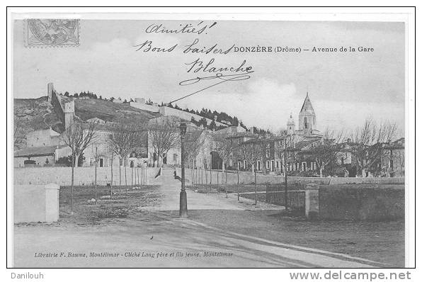 26 /FL/ DONZERE / Avenue De La Gare, F Baume édit - Donzere