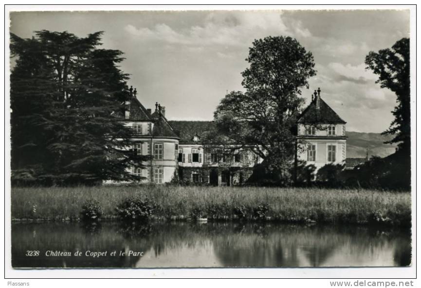 Château De COPPET Et Le Parc. Vaud . Suisse . - Coppet