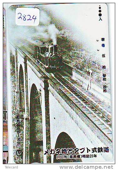 Telefoonkaart Telecarte Tram Train (2824) Trein Locomotive Eisenbahn Zug Phonecard Japan Telefonkarte - Treinen