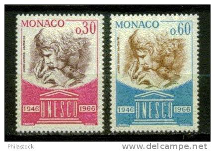 MONACO N° 700/701 & 703 & 704 ** - Other & Unclassified