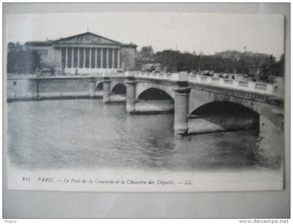 CARTE POSTALE CPA PARIS LE PONT DE LA CONCORDE ET LA CHAMBRE DES DEPUTES - Arrondissement: 04