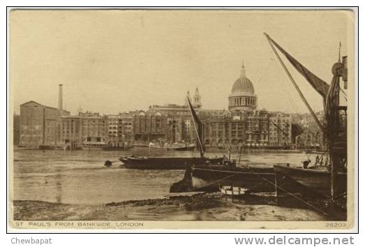 London - St Paul's From Bankside   -  26202 - St. Paul's Cathedral