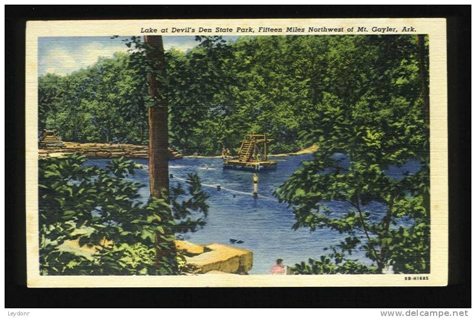 Lake At Devil's Den State Park, Fifteen Miles Northwest Of Mt. Gayler, Arkansas - Andere & Zonder Classificatie