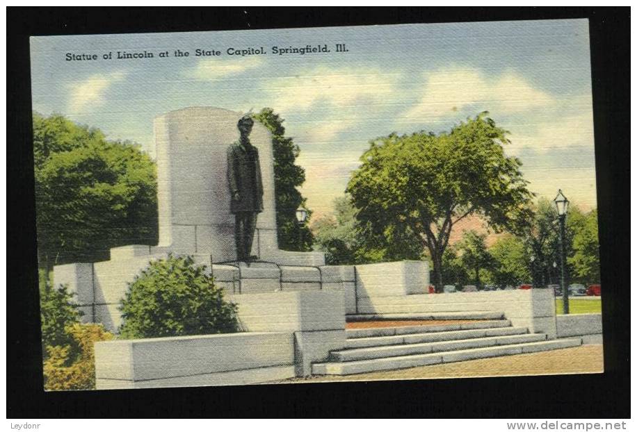 Statue Of Lincoln At The State Capital, Springfield, Illinois - Springfield – Illinois