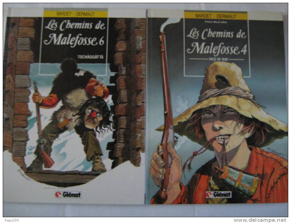LOT DE 2 BANDE DESSINEE EN édition Originale LES CHEMINS DE MALEFQSSE 4 ET 6 - Chemins De Malefosse, Les